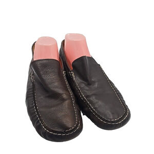 Fieramosca & Co Brown Leather Slip On Driving Loafer Casual Shoes Mens Size 10.5